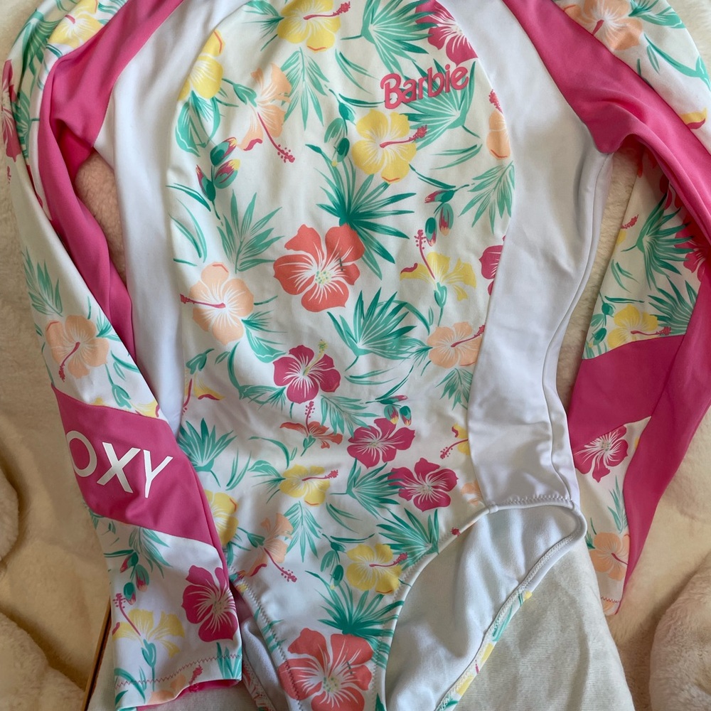 GIRLS BARBIE X ROXY Swimsuit SIZE 12L
